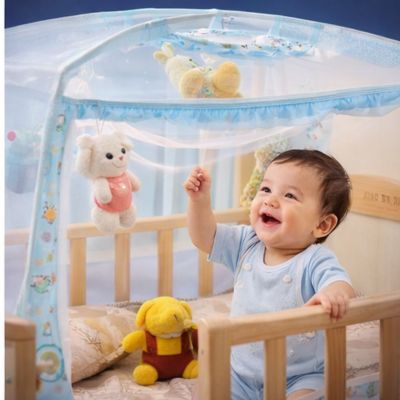 Moustiquaire-pour-lit-de-bebe-amusante