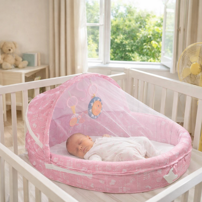 Moustiquaire-pour-lit-de-bebe-sieste