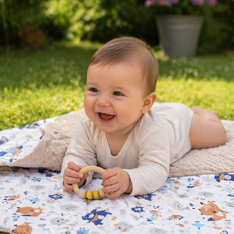 Nid d'ange siège auto bébé dehors