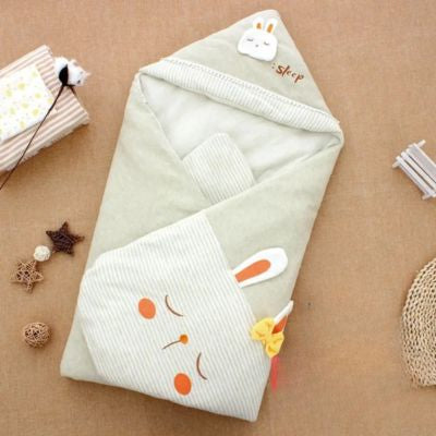 Nid d'ange bébé 4 saisons lapin vert tendre
