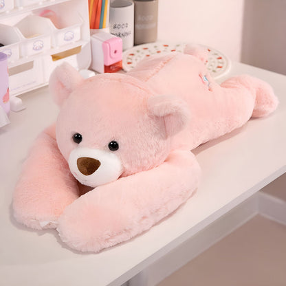 Ours en peluche géant rose