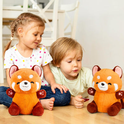 Peluche-Panda-roux-anti-stress-amis