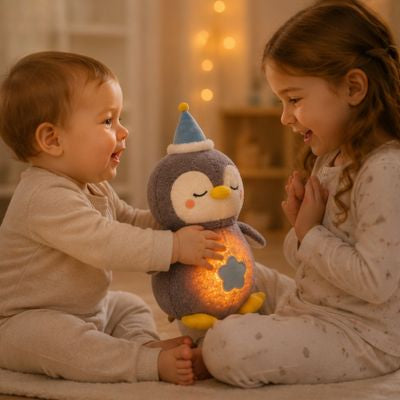 Peluche qui respire en cadeau à sa sœur
