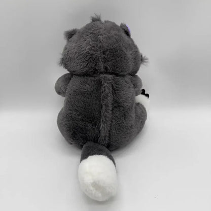 Peluche relaxante qui respire queu blanche