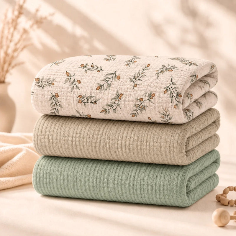 Plaid bebe jardin de sauge