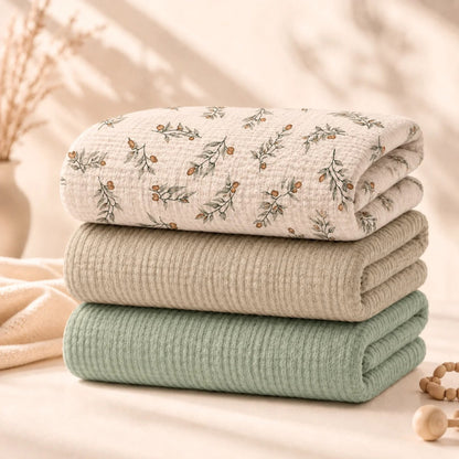Plaid bebe jardin de sauge