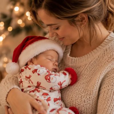 Pyjama-noel-bebe-dort-bras-maman
