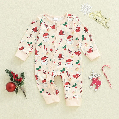 Pyjamas- bebe- noel-tete- père-noel
