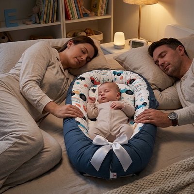 Reducteur de lit bebe papa maman sieste