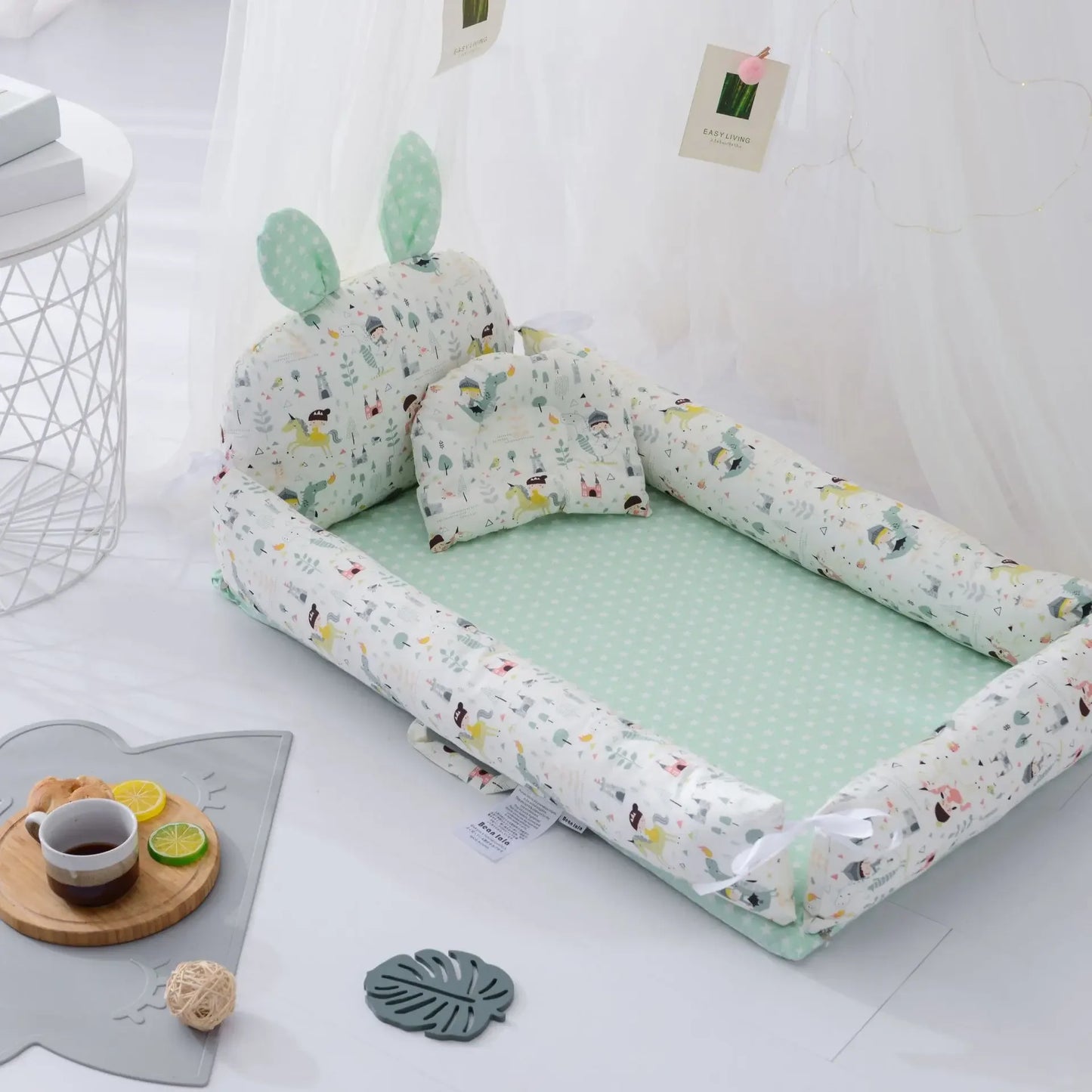 Reducteur de lit pour bebe | Vert Tendre - Création Bébé-Maman