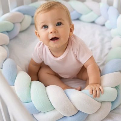 Tresse-de-lit-bébé-douce-protection-pour-bébé