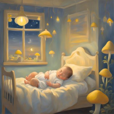 Veilleuse Murale | Champignon - Création Bébé-Maman
