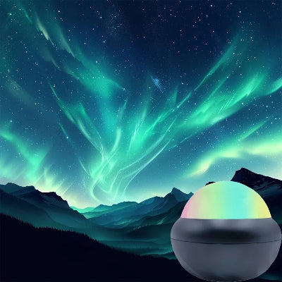 Veilleuse-projection-aurore-boreal