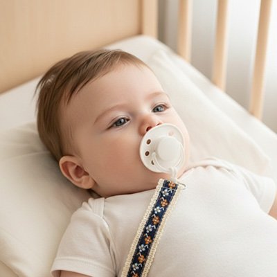 Attache- tétine-tissu-garçon 