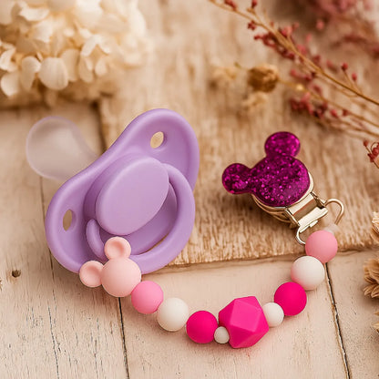 Attache tétine | Tête de  Mickey