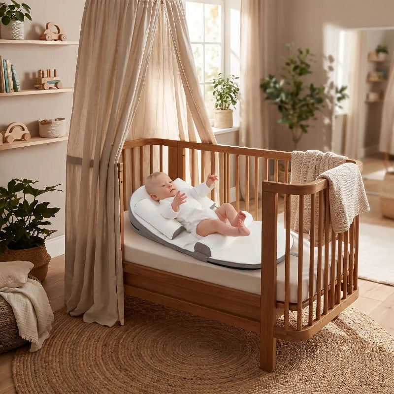 bébé dans son cocon bébé dans berceau appelle maman