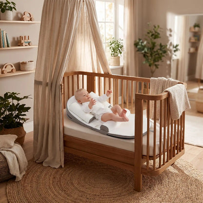 bébé dans son cocon bébé dans berceau appelle maman