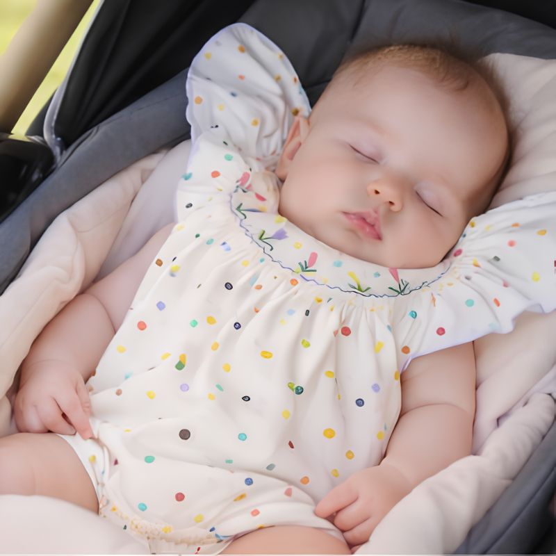 barboteuse bébé fille sieste poussette