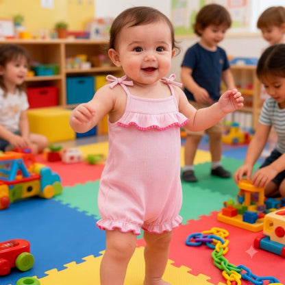 barboteuse fille amis garderie