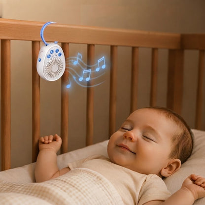 bébé dort avec sourire grâce veilleuse bébé bruit blanc