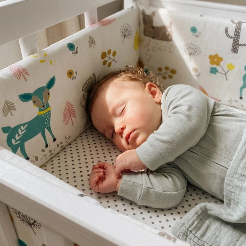 bébé rêve protégé par son tour de lit bébé