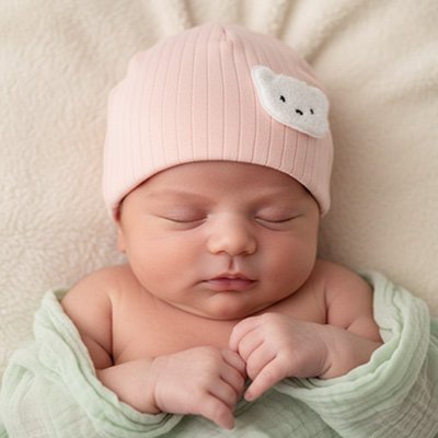 Bonnet bebe  mignon rose