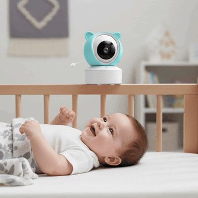 camera babyphone entend bébé gazouillé