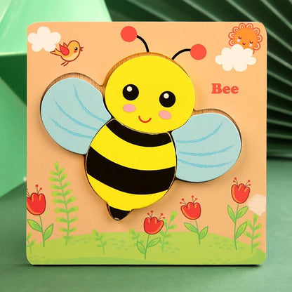 Casse tête en bois | Animaux - Création Bébé-Maman
