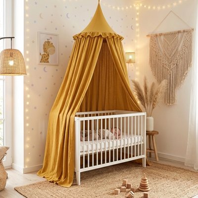 ciel de lit bébé facile installé