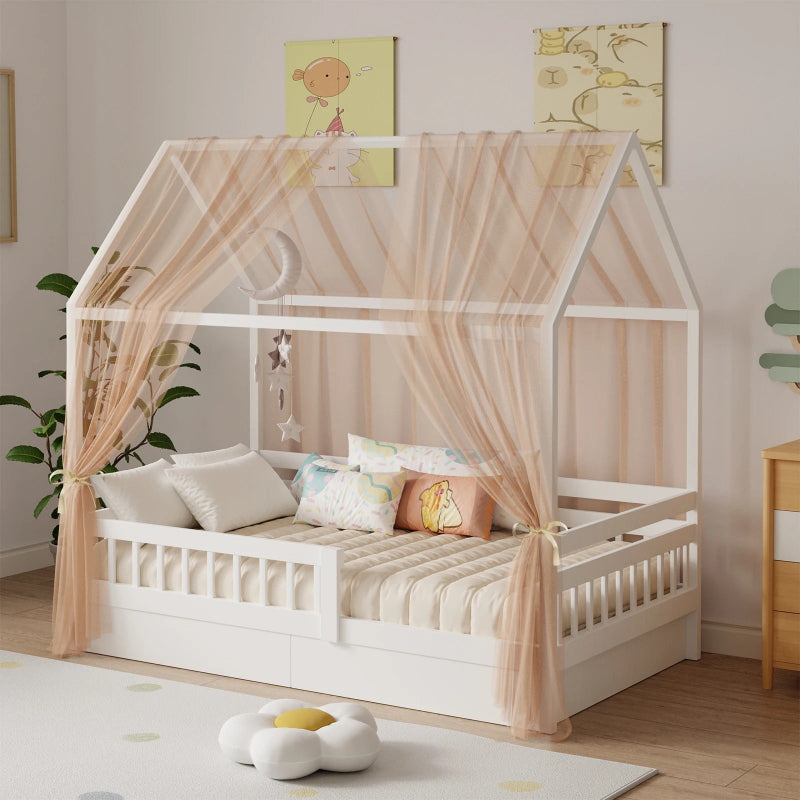 ciel de lit enfant caramel