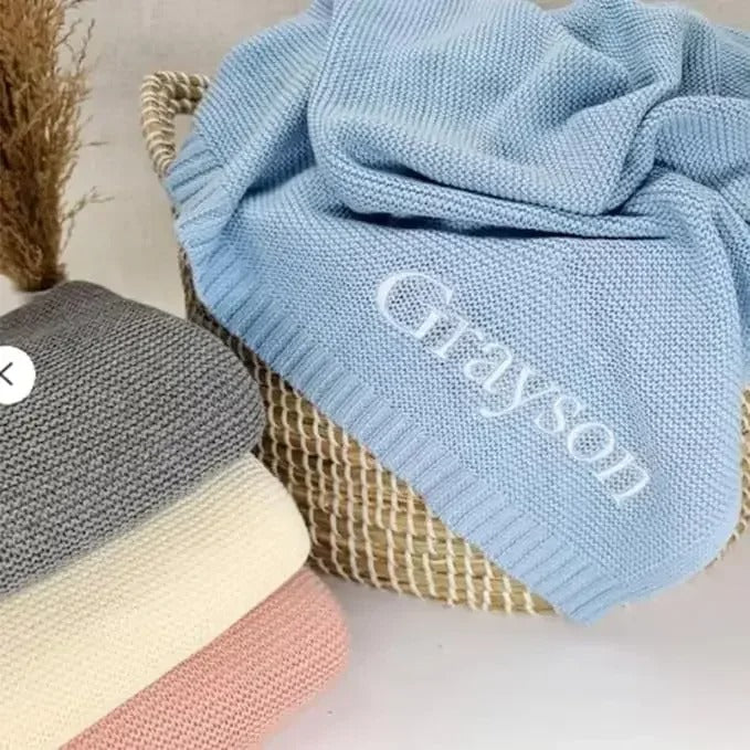 couverture-bébé-personnalisé-coton-bleu-Grayson