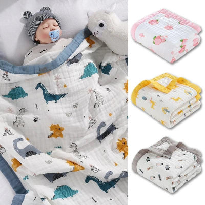Couverture- Bebe- 100%- coton - 