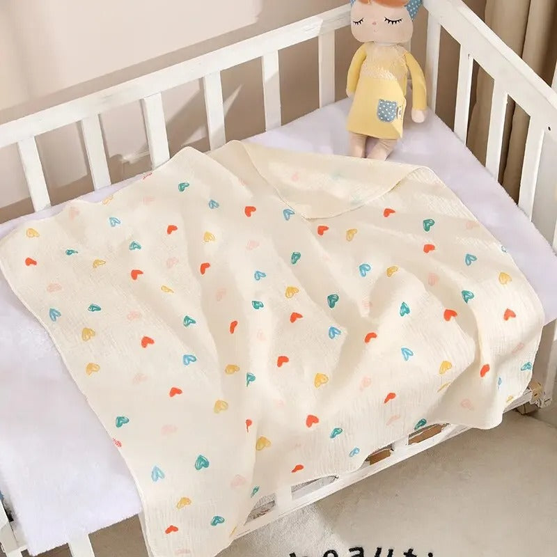 couverture-enfant-petit-coeur-multicolor