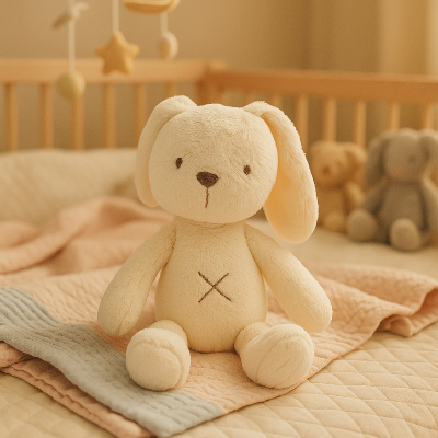 Doudou- Lapin-blanc