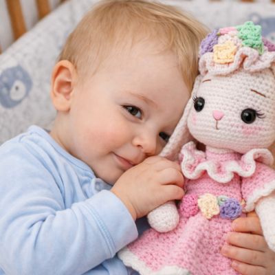 doudou-Rose-lapin-Elie-rassurante