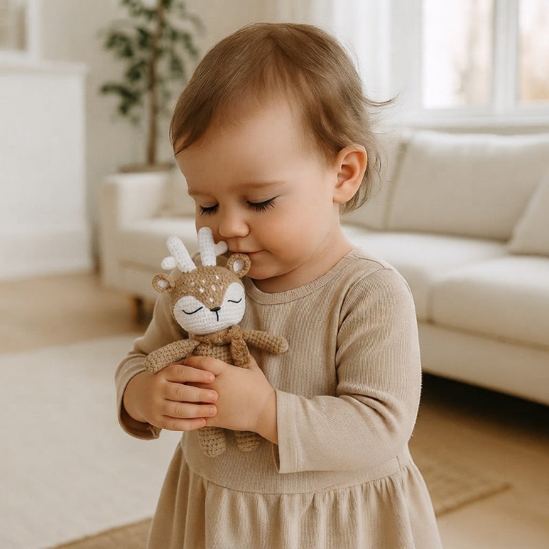 Doudou bebe reine noel