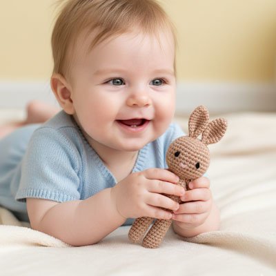 doudou- lapin-sourire-bébé