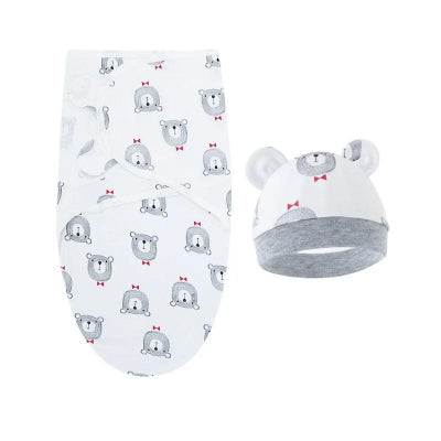 Couverture emmaillotage bébé | Garçon - Création Bébé-Maman