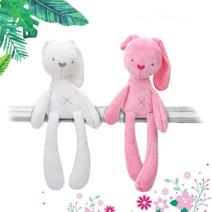 lapin-peluche-préféré-rose-blanc