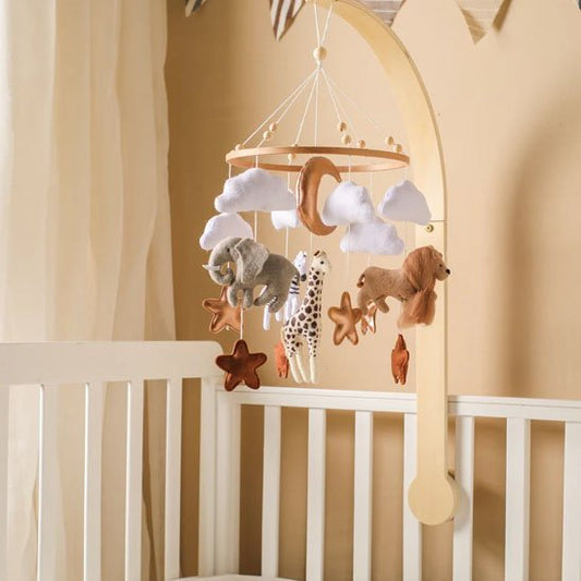 Mobile bebe-animaux jungle