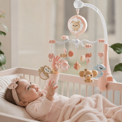 mobile musical bébé stimulé