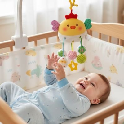 Mobile pour bébé éveil sensoriel