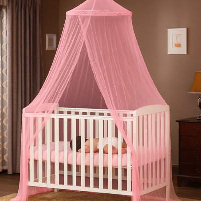 moustiquaire-bebe-lit-protège-bébé-rose