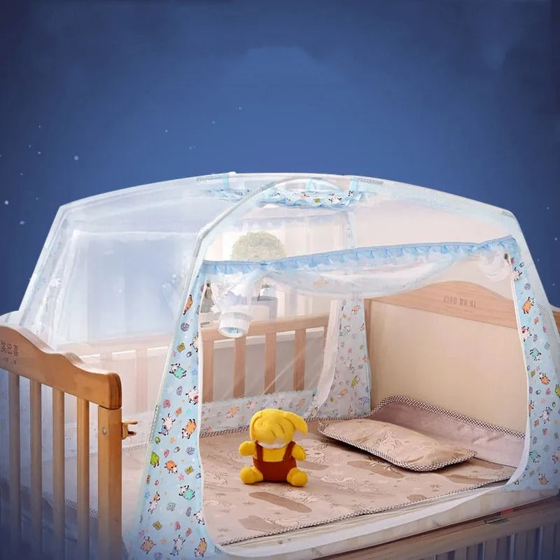 moustiquaire-pour-lit-de-bebe-bleu