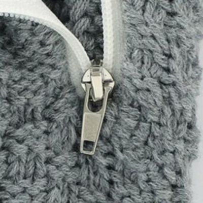 nid d Ange cosy gris fermeture éclair