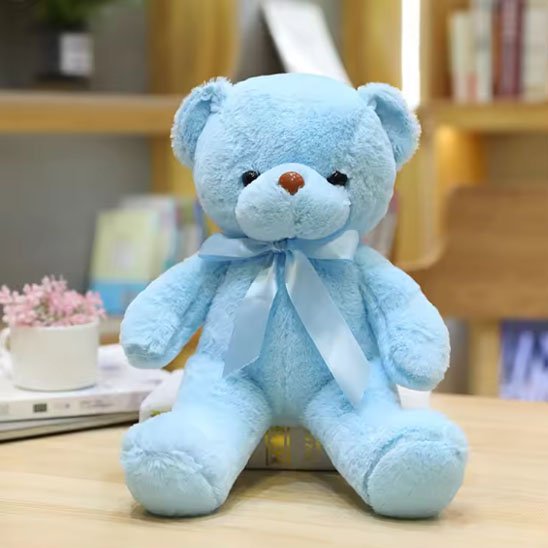 ours-peluche- bleu-garçon
