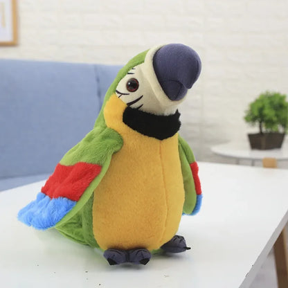 peluche interactive perroquet qui répète