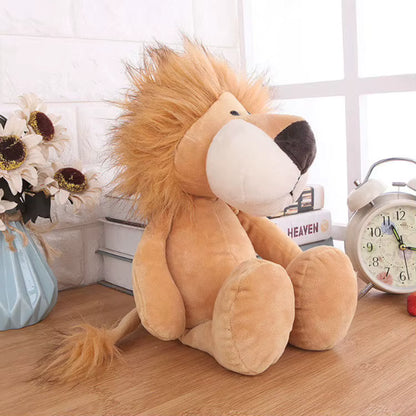 peluche lion de profil