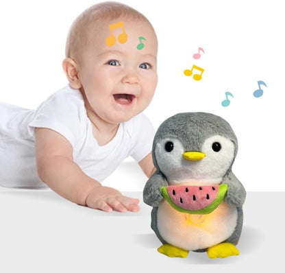 peluche-qui-respire-Petit-Pingouin-avec-bebe