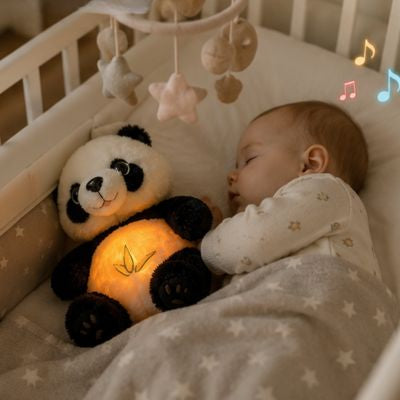 peluche qui respire calme bébé
